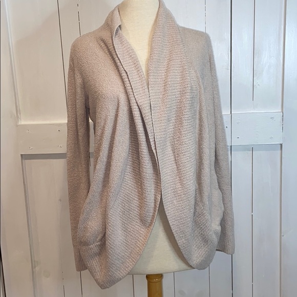 Barefoot Dreams Sweaters - Barefoot Dreams Cozy Chic Lite Cream Cardigan